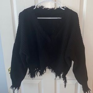 Frayed Sweater